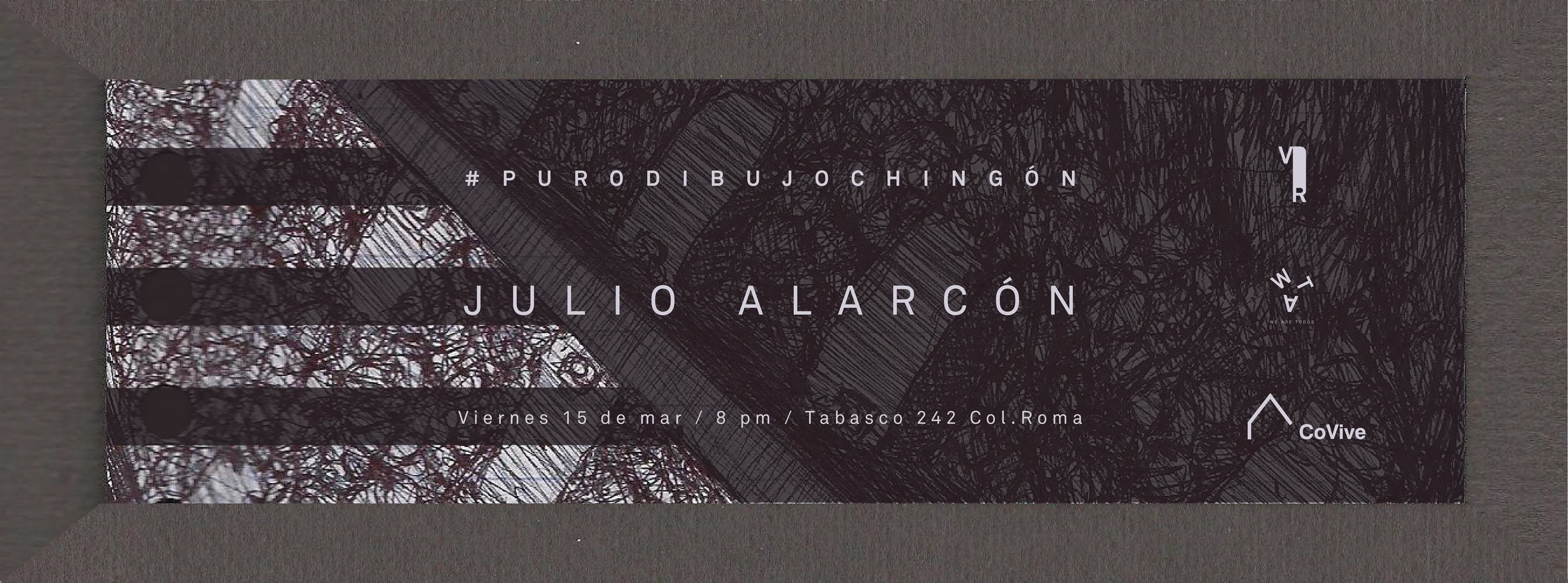 Dibujos urbanos de Julio Alarcón